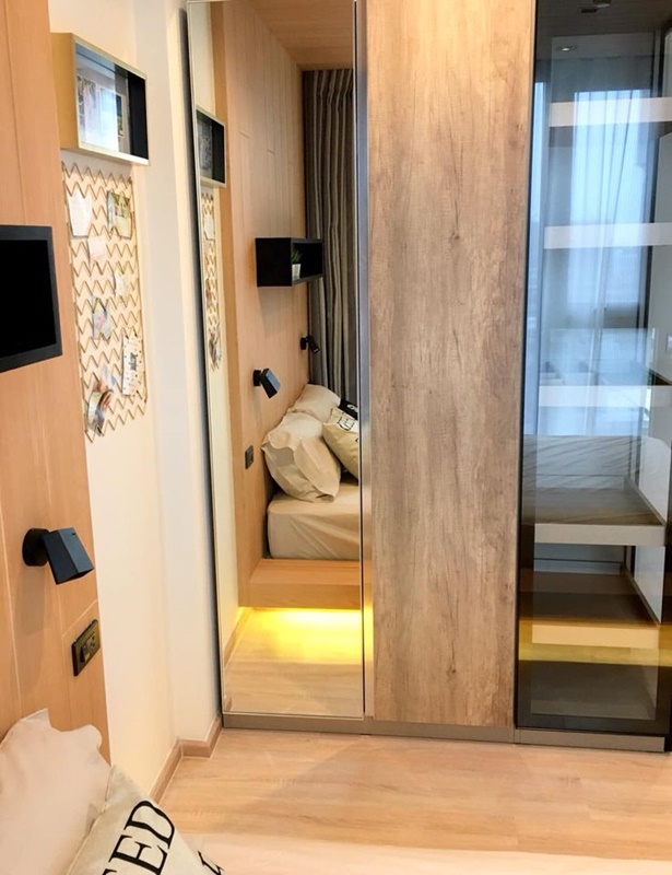 ให้เช่าคอนโด เดอะ เบส การ์เดน พระราม 9 พื้นที่ 31 ตรม. 1 ห้องนอน เช่า 15,000 บาท/เดือน