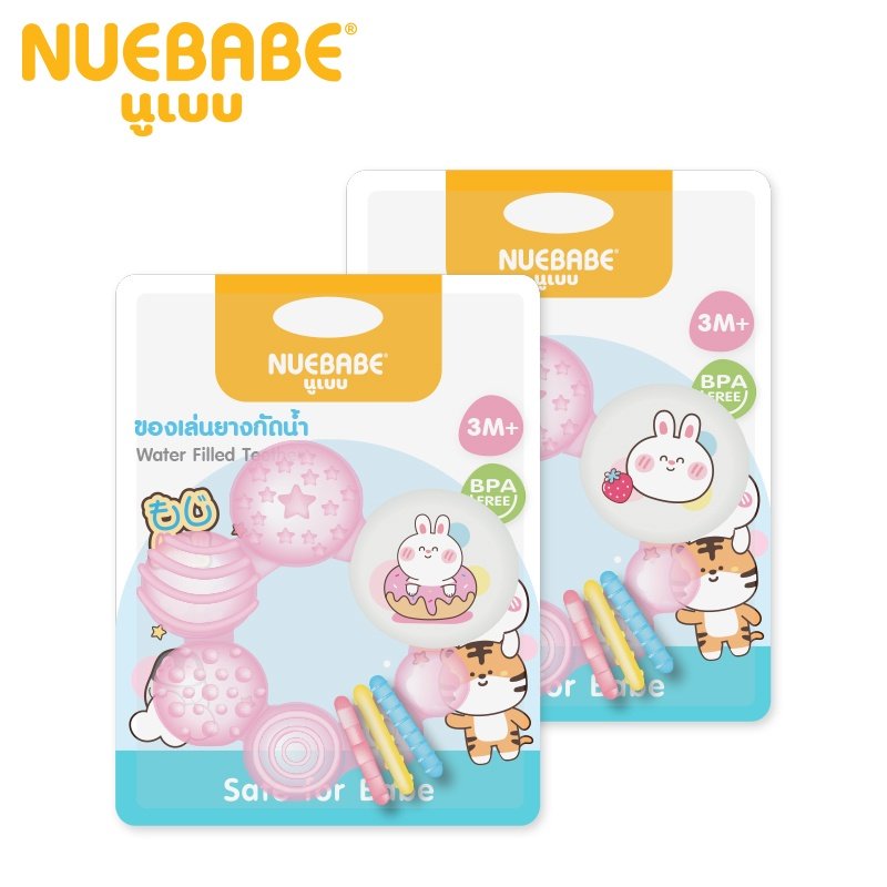Nuebabe ยางกัดน้ำเด็ก ของเล่นยางกัดห่วง