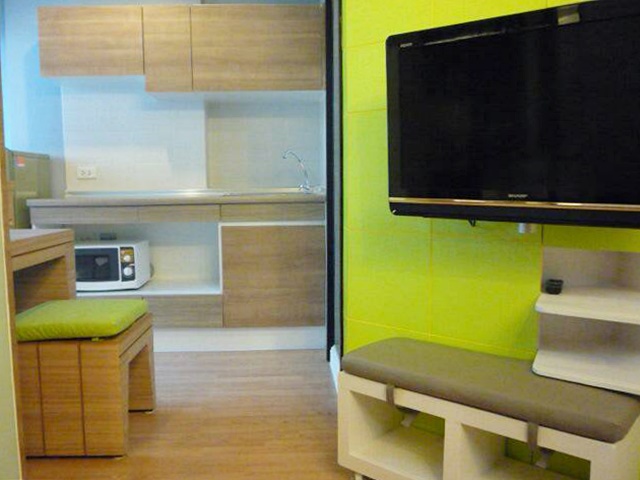 ให้เช่าคอนโด ลุมพินี พาร์ค ปิ่นเกล้า พื้นที่ 28 ตร.ม. 1 ห้องนอน เช่า 9,500 บ/ด