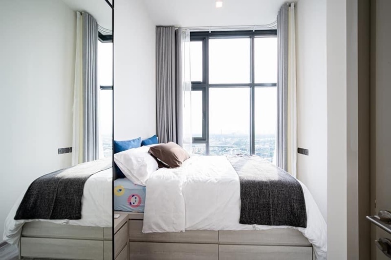 ให้เช่าคอนโด เดอะไลน์ สุขุมวิท 101 พื้นที่ 27.51 ตร.ม. 1 ห้องนอน เช่า 14,000 บ/ด