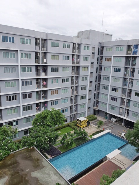 ให้เช่า ดี คอนโด รามอินทรา พื้นที่ 32 ตร.ม. 1 ห้องนอน เช่า 7,000 บ/ด