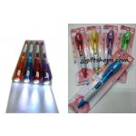 ปากกาหัวไฟฉาย หมึกลูกลื่น สีน้ำเงิน (12ด้าม เหลือด้ามละ 18 บาท)