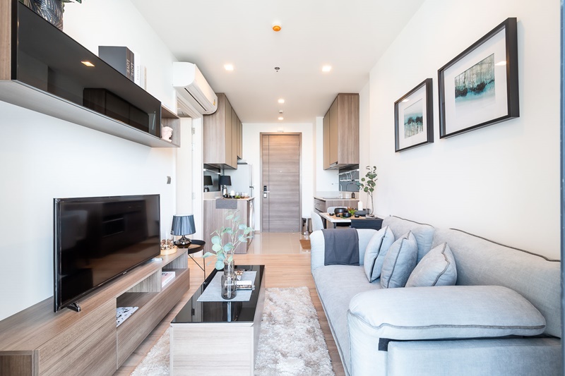 ให้เช่าคอนโด เดอะ ไลน์ พหลฯ-ประดิพัทธ์ พื้นที่ 33.95 ตร.ม. 1 ห้องนอน เช่า 20,000 บ/ด