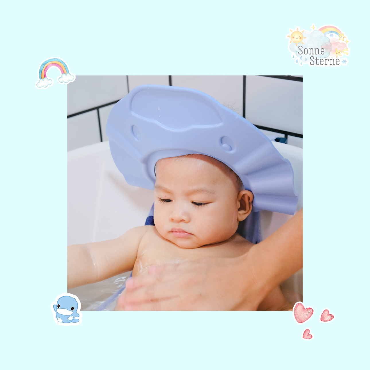 KU.KU Duckbill อุปกรณ์อาบน้ำ อ่างอาบน้ำ หมวกสระผม ฟองน้ำ ขันตักน้ำ สำหรับเด็ก