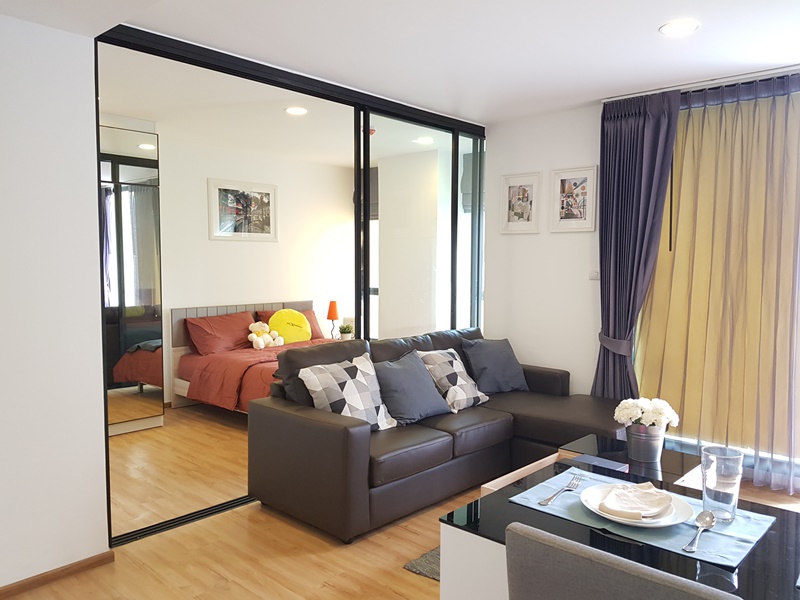 เช่าคอนโด นอตติ้ง ฮิลล์ ดิ เอ็กซ์คลูซีฟ เจริญกรุง พื้นที่ 33.13 ตร.ม. 1ห้องนอน เช่า 15,000 บ/ด