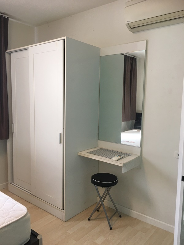 ให้เช่า ดีคอนโด รามอินทรา 47 พื้นที่ 30 ตร.ม. 1 ห้องนอน เช่า 7,500 บ/ด