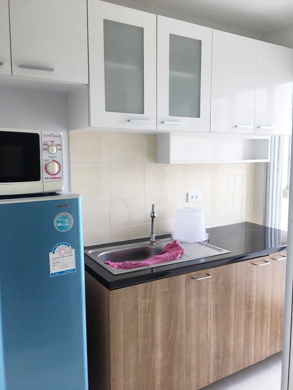 ให้เช่า ดีคอนโด รามอินทรา พื้นที่ 30 ตร.ม. 1 ห้องนอน เช่า 7,500 บ/ด