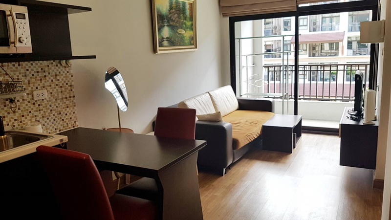 ให้เช่าคอนโด บ้านนวธารา พื้นที่ 38 ตร.ม. 1 ห้องนอน เช่า 11,000 บ/ด