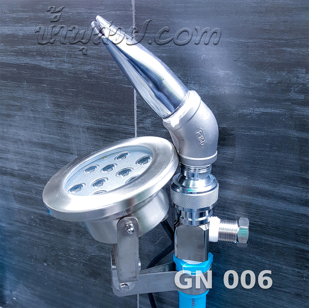 น้ำพุปากเป็ด บ่อทรงสี่เหลี่ยม คุณกอล์ฟ บ้าน นันทวัน พระราม9 - ศรีนครินทร์