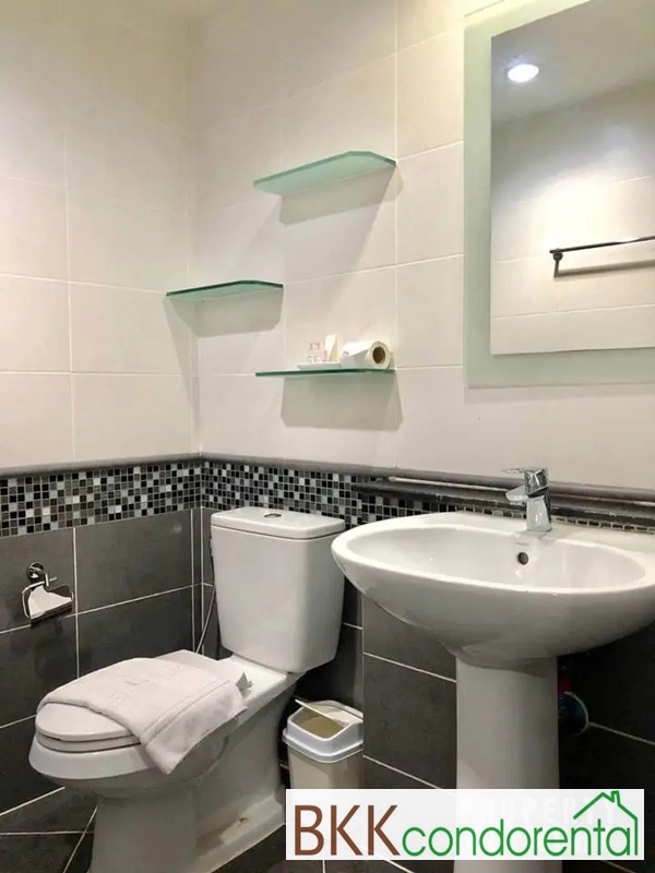 ให้เช่าคอนโด เดอะ วอเตอร์ฟอร์ด สุขุมวิท 50 พื้นที่ 74 ตรม. 3 ห้องนอน เช่า 25,000 บ/ด