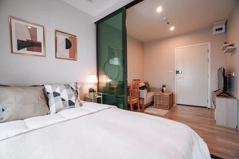 ให้เช่าตอนโด เดอะ ไพรเวซี่ พระราม 9 พื้นที่ 23.50 ตรม. 1 ห้องนอน เช่า 11,500 บ/ด