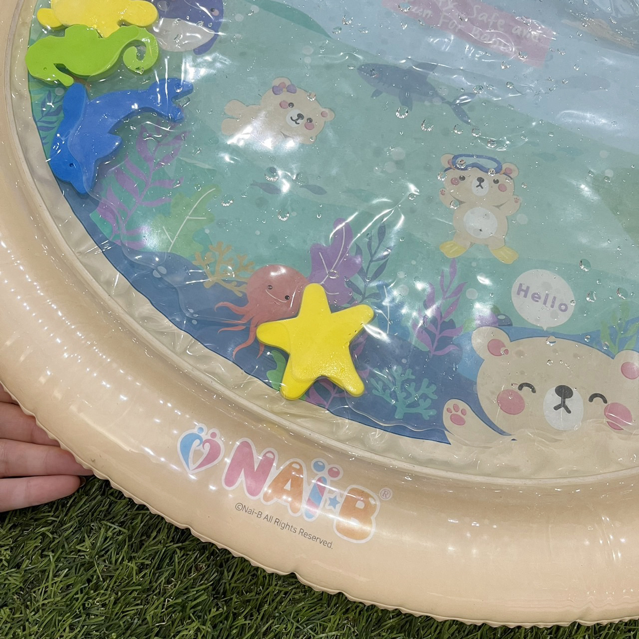 NAI-B Water Play Mat แผ่นรองเล่นเด็กเป่าลม แผ่นรองคลาน สำหรับเด็ก