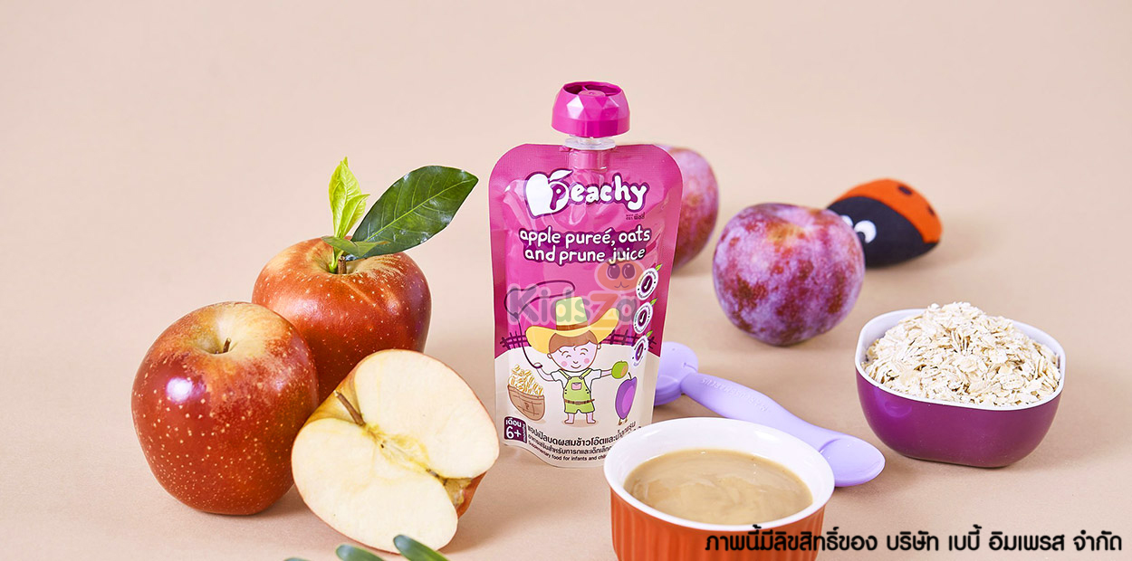 Peachy พีชชี่ อาหารบด เสริมสำหรับทารกและเด็ก [เหมาะสำหรับเด็กอายุ 6 เดือน - 3 ปี]