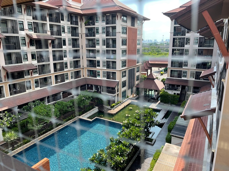 ให้เช่าคอนโด บ้านนวธารา พื้นที่ 45 ตร.ม. 1 ห้องนอน เช่า 10,000 บ/ด