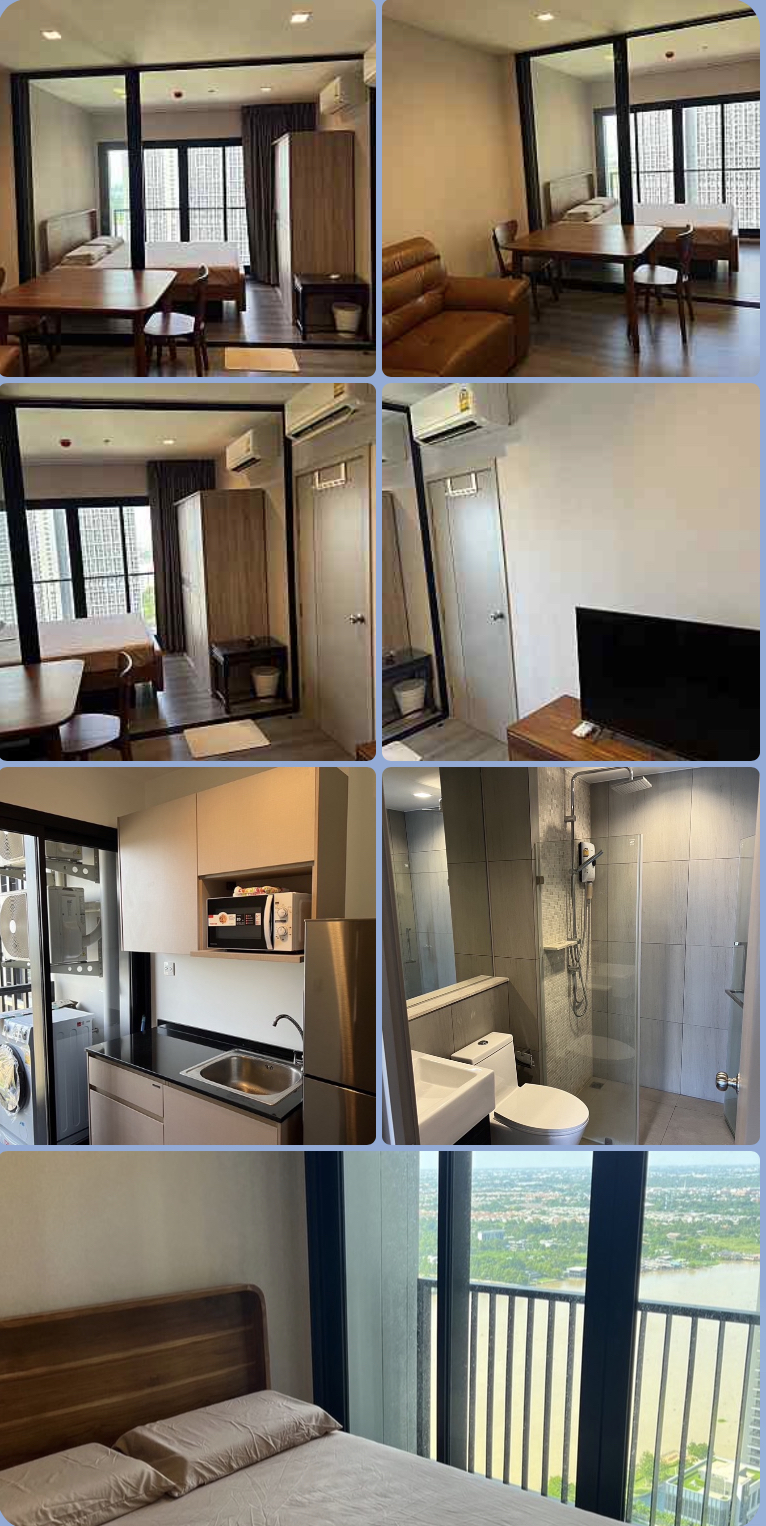 ให้เช่า คอนโด เดอะ โพลิแทน รีฟ พื้นที่ 30 ตรม. 1 ห้องนอน เช่า 1O,000 บาท/เดือน