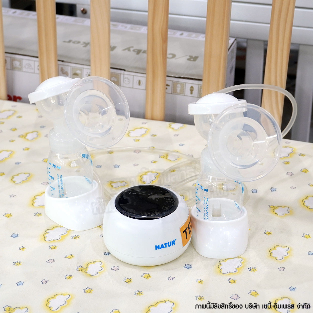 NATUR เนเจอร์ เครื่องปั๊มนมไฟฟ้า ปั๊มคู่ รุ่น D-4 Double Electric Breast Pump