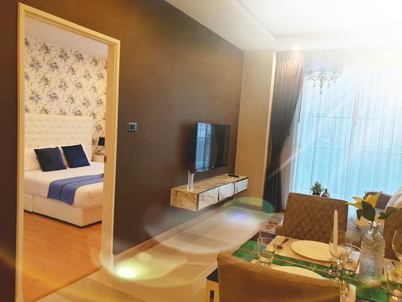 ให้เช่าคอนโด ศุภาลัย เวลลิงตัน พื้นที่ 47 ตร.ม. 1 ห้องนอน. เช่า 24,000 บ/ด