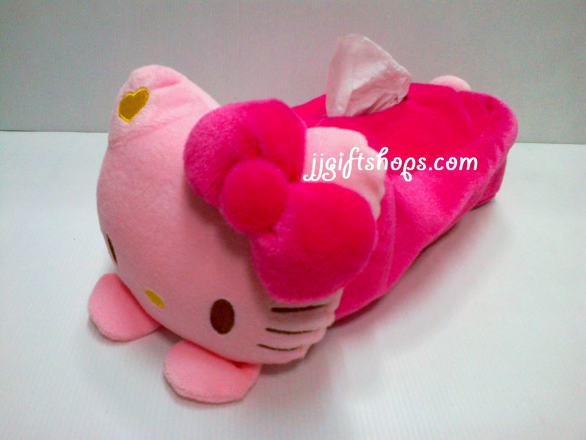 ที่ใส่ทิชชู ในบ้านหรือวางในรถ ลายคิตตี้ Hello Kitty