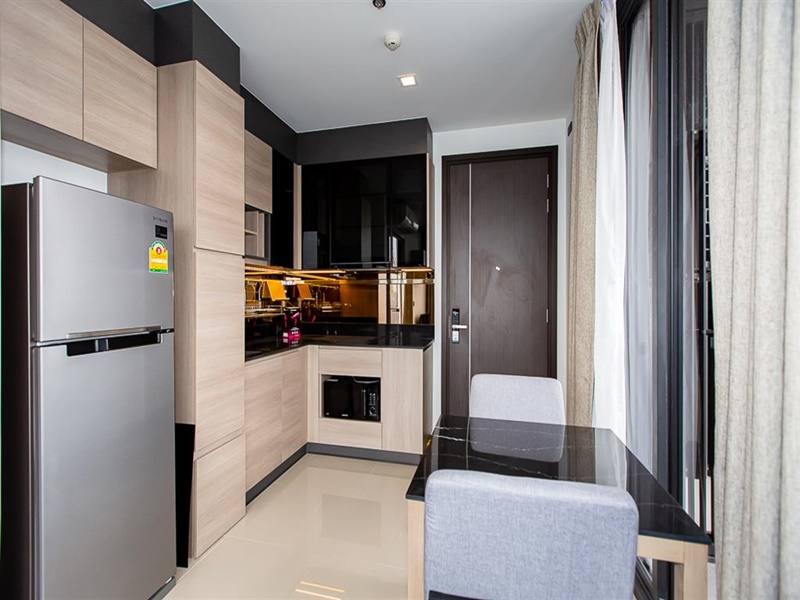 ให้เช่าคอนโด เดอะ ไลน์ อโศก-รัชดา พื้นที่ 37 ตร.ม. 1 ห้องนอน เช่า 27,000 บ/ด