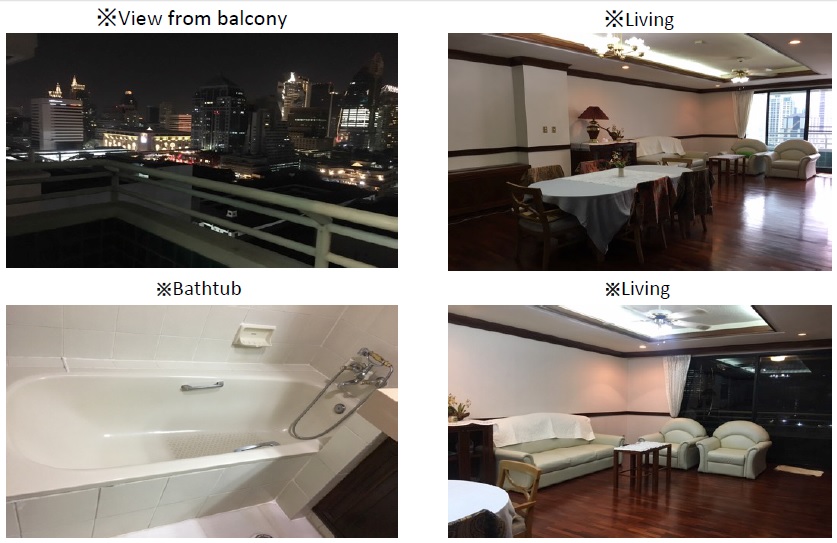 ให้เช่าคอนโด มิตรกร แมนชั่นพื้นที่ 215 ตร.ม. 3 ห้องนอน เช่า 54,000 บ/ด