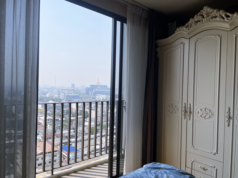 ให้เช่าคอนโด เดอะ ทรี อินเตอร์เชนจ์ พื้นที่ 36 ตร.ม. 1 ห้องนอน เช่า 11,000 บ/ด