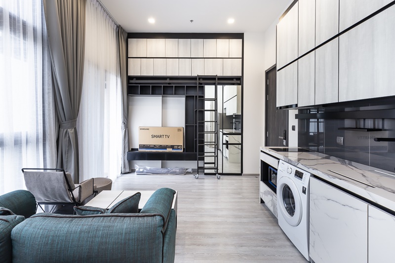 ให้เช่าคอนโด เดอะไลน์ สุขุมวิท 101 พื้นที่ 32.02 ตร.ม. 1 ห้องนอน เช่า 17,000 บ/ด