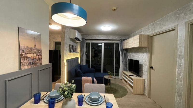 ให้เช่าคอนโด เอลลิโอ เดล เนสท์ พื้นที่ 45 ตรม. 2 ห้องนอน เช่า 22,000 บาท/เดือน