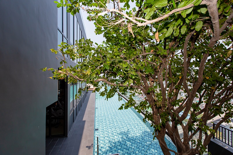 ให้เช่าคอนโด เดอะเบส เพชรเกษม พื้นที่ 44.87 ตร.ม. 2 ห้องนอน เช่า 19,000 บ/ด