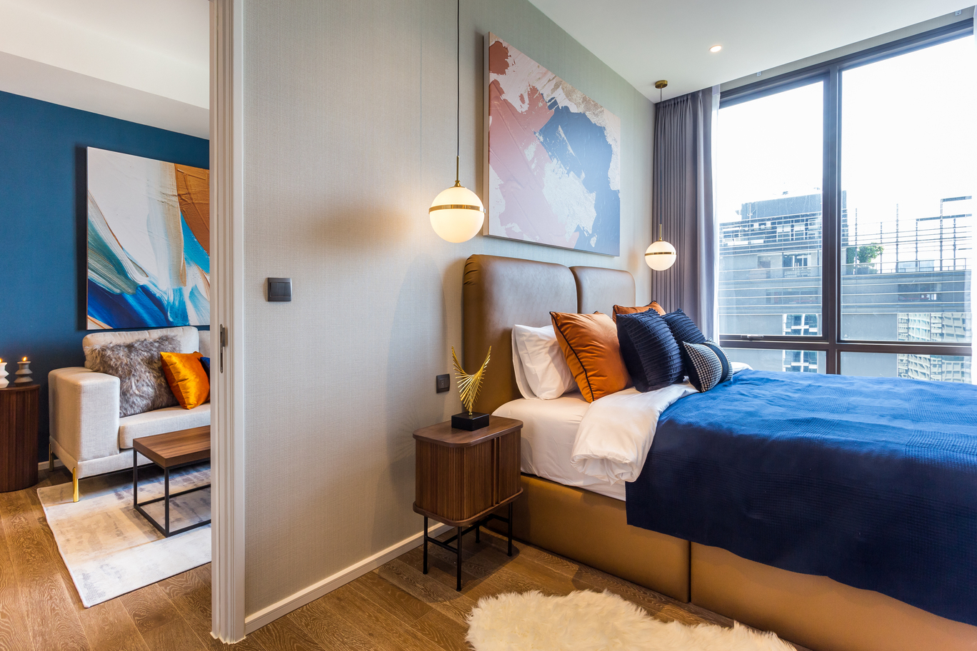 ขาย/ให้เช่า มิวนีค หลังสวน 54 ตรม. 1 ห้องนอน เช่า 65,000 บ/ด ขาย 21.9 ลบ.