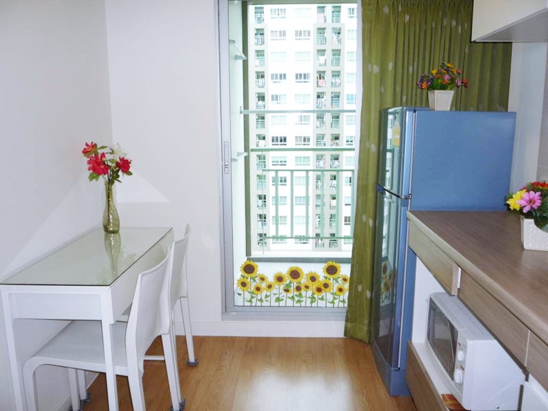 ให้เช่าคอนโด ลุมพินี พาร์ค ปิ่นเกล้า พื้นที่ 28 ตร.ม. 1 ห้องนอน เช่า 9,000 บ/ด