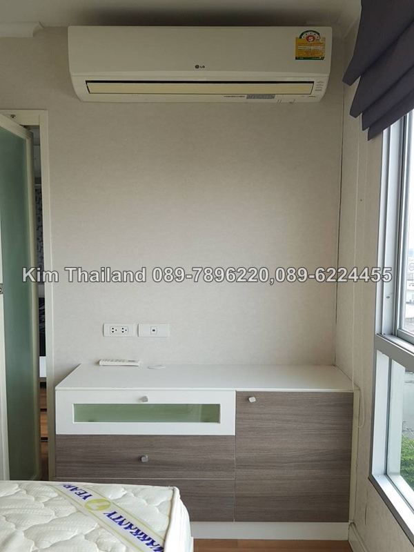 ให้เช่าคอนโด ลุมพินี เพลส รัชโยธิน ชั้น 8 พื้นที่ 30 ตรม. 1 ห้องนอน เช่า 11,000 บ/ด