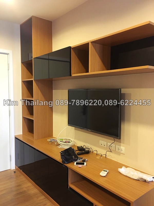 ให้เช่าคอนโด เดอะ ทรี อินเตอร์เชนจ์ พื้นที่ 36 ตร.ม. 1 ห้องนอน เช่า 12,000 บ/ด
