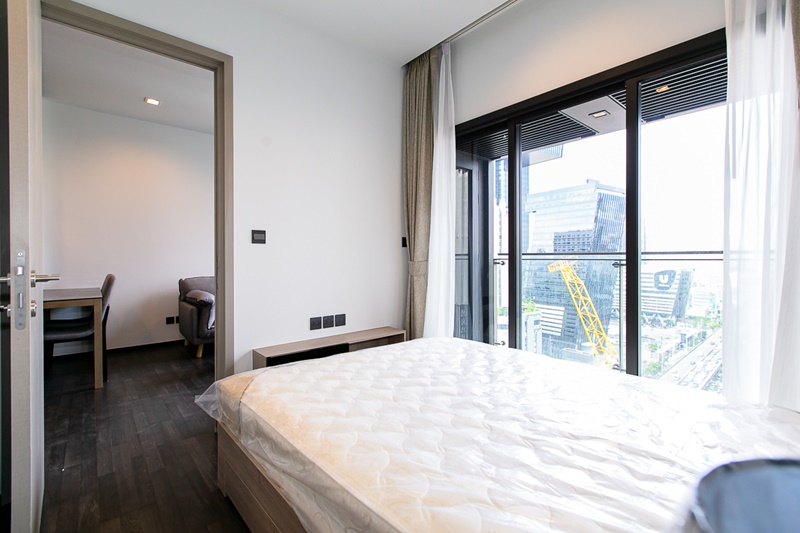 ให้เช่าคอนโด เดอะ ไลน์ อโศก-รัชดา พื้นที่ 34.5 ตร.ม. 1 ห้องนอน เช่า 22,000 บ/ด