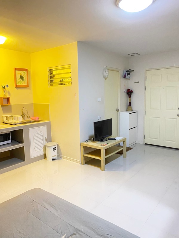 ให้เช่าลุมพินี คอนโดทาวน์ รามอินทรา-หลักสี่ พื้นที่ 25 ตร.ม. สตูดิโอ เช่า 6,000 บ/ด