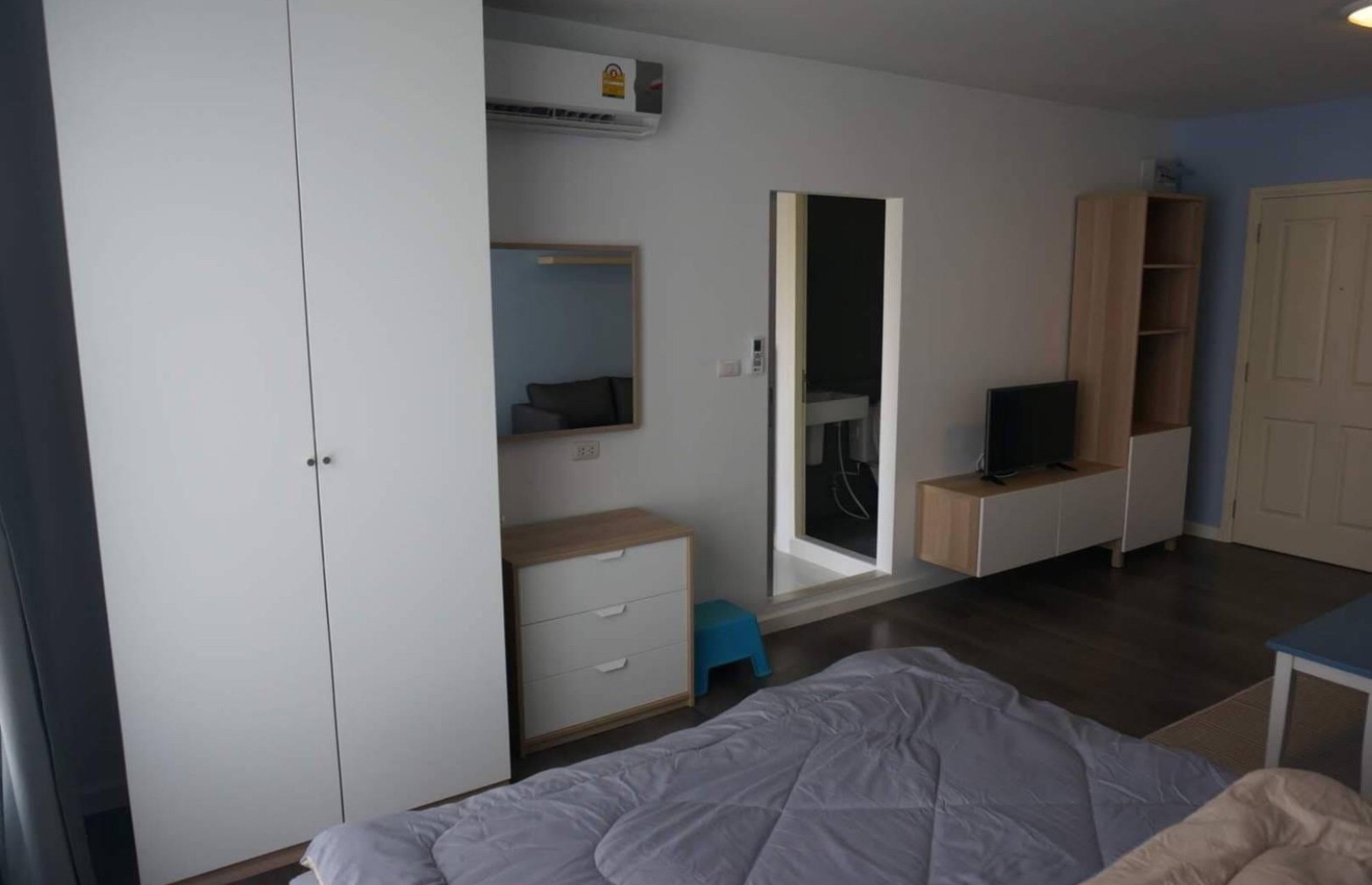 ให้เช่า ดีคอนโด แคมปัส รีสอร์ท บางนา 30 ตรม. 1 ห้องนอน เช่า 8,500 บาท/เดือน