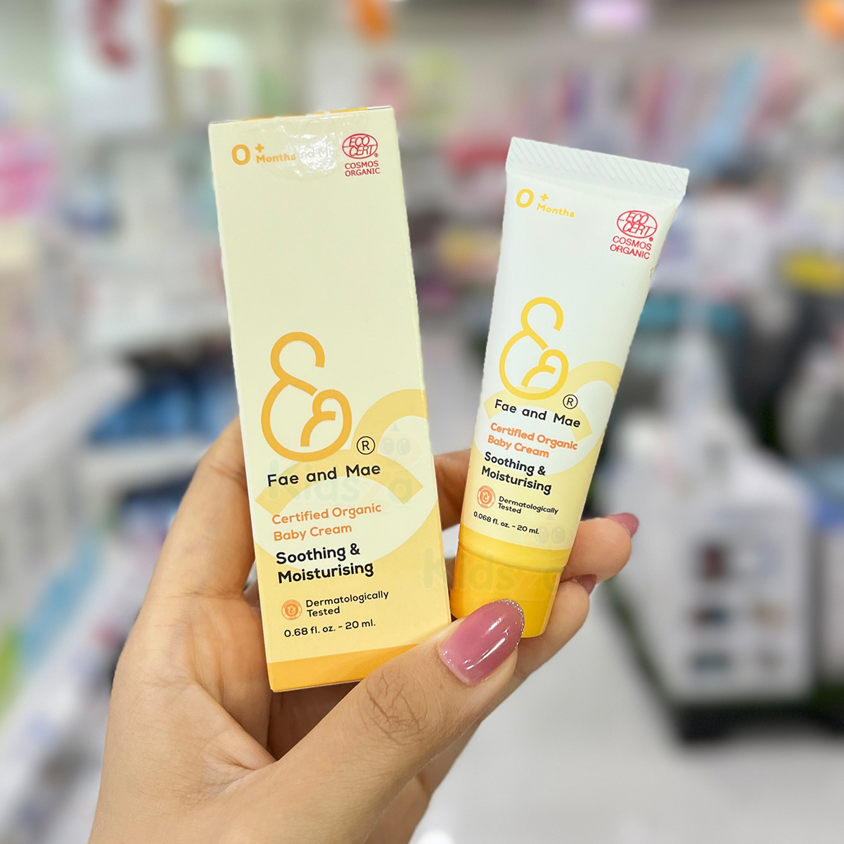 Fae and Mae เฟ แอนด์ เม เบบี้ครีม Certified Organic Baby Cream Sooting & Moisturizing