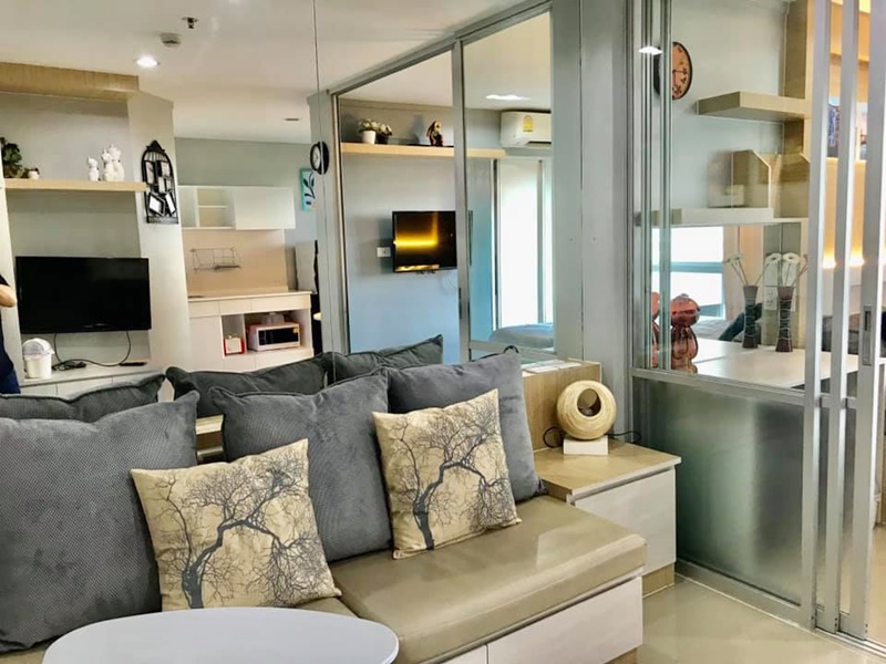 ให้เช่าคอนโด ลุมพินี พาร์ค พระราม 9–รัชดา พื้นที่ 26.5 ตร.ม. 1 ห้องนอน เช่า 11,000 บ/ด