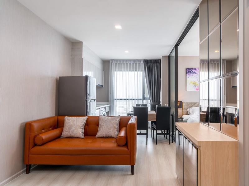 ให้เช่าคอนโด ไลฟ์ สุขุมวิท 48 พื้นที่ 40 ตร.ม. 2 ห้องนอน เช่า 26,000 บ/ด