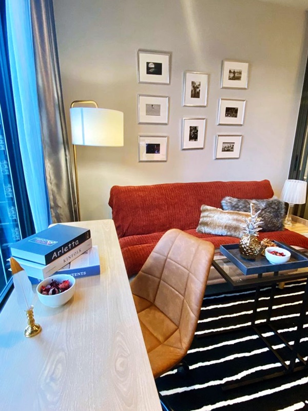 ให้เช่าคอนโด ไลฟ์ อโศก พื้นที่ 36 ตร.ม. 1 ห้องนอน เช่า 21,000 บ/ด