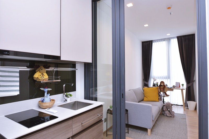 ให้เช่าคอนโด เดอะ ไลน์ พหลฯ-ประดิพัทธ์ พื้นที่ 34.50 ตร.ม. 1 ห้องนอน เช่า 18,000 บ/ด