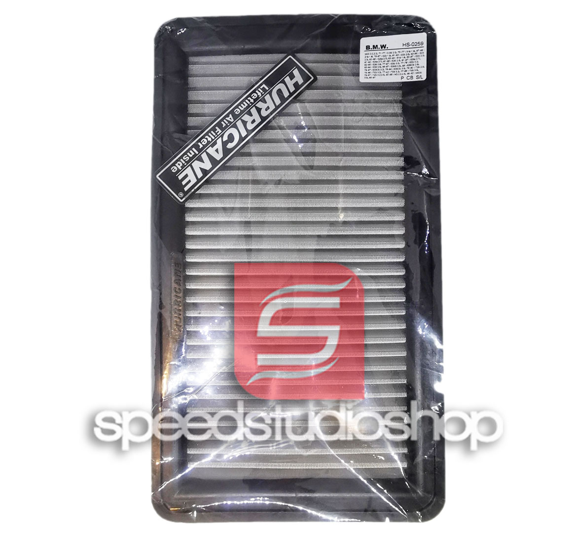 กรองอากาศ สแตนเลส Hurricane BMW 2500 3.0SI 316i 318i 320i 323i 325e 518i 520i 525e 525i 528e 528i 530i 533i 535i 535iS 628CSi 633CSi 635CSi 728i 732i 733i 735i 745i M3 M535i