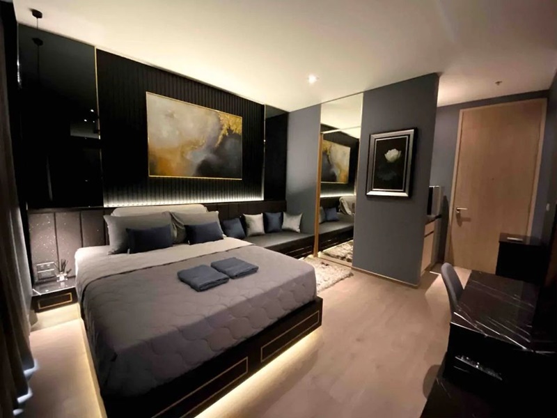 ให้เช่าคอนโด พาร์ค ออริจิ้น พร้อมพงษ์ พื้นที่ 40 ตร.ม. 1 ห้องนอน เช่า 40,000 บ/ด