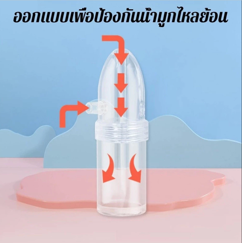 Haoh baby เครื่องดูดน้ํามูกเด็ก เครื่องดูดน้ำมูกด้วยมือ แบบพกพา