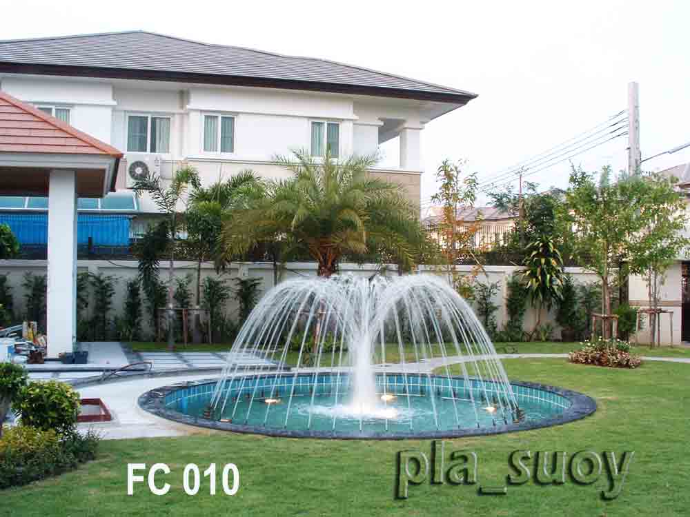 น้ำพุฮวงจุ้ย หน้าบ้าน ฟ้าชวน