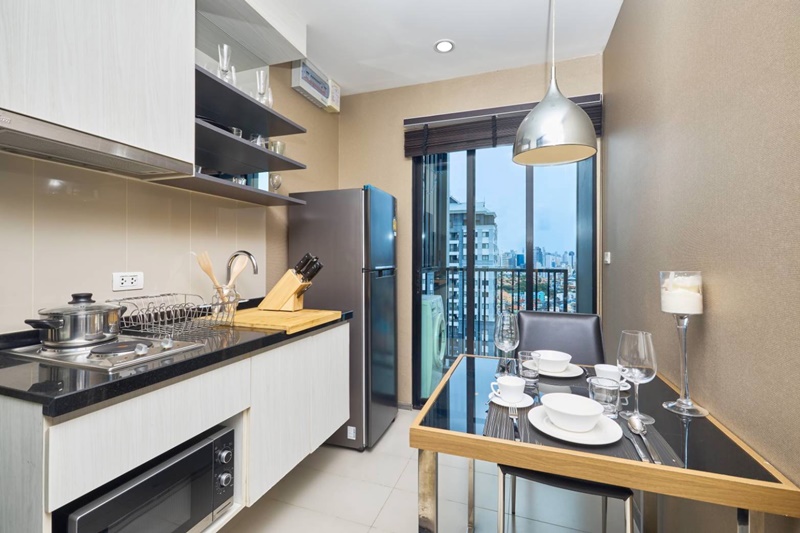 ให้เช่าคอนโด เดอะ เบส พาร์ค อีสท์ พื้นที่ 31 ตรม. 1 ห้องนอน เช่า 19,000 บ/ด