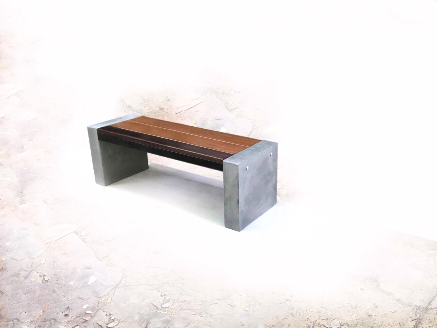 ม้านั่งสนาม รุ่นท็อปทูโทน ไม้ไฟเบอร์ซีเมนต์ TTP0201-120