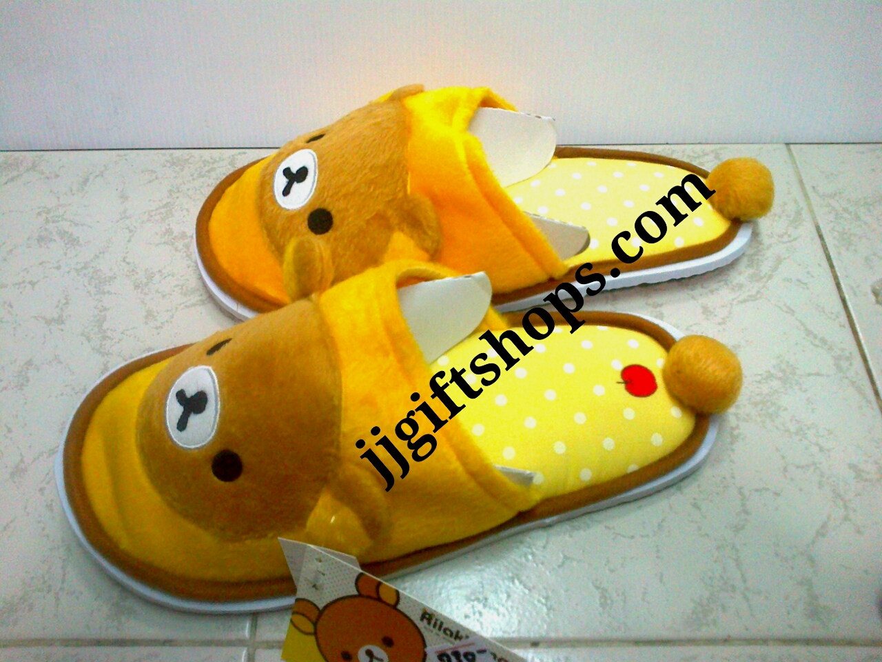 รองเท้าใส่เดินในบ้านลายรีลัคคุมะ Rilakkuma ขนาดฟรีไซร์