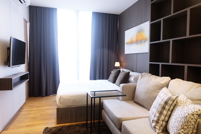 ให้เช่าคอนโด พาร์ค 24 พื้นที่ 30 ตร.ม. 1 ห้องนอน เช่า 25,000 บ/ด