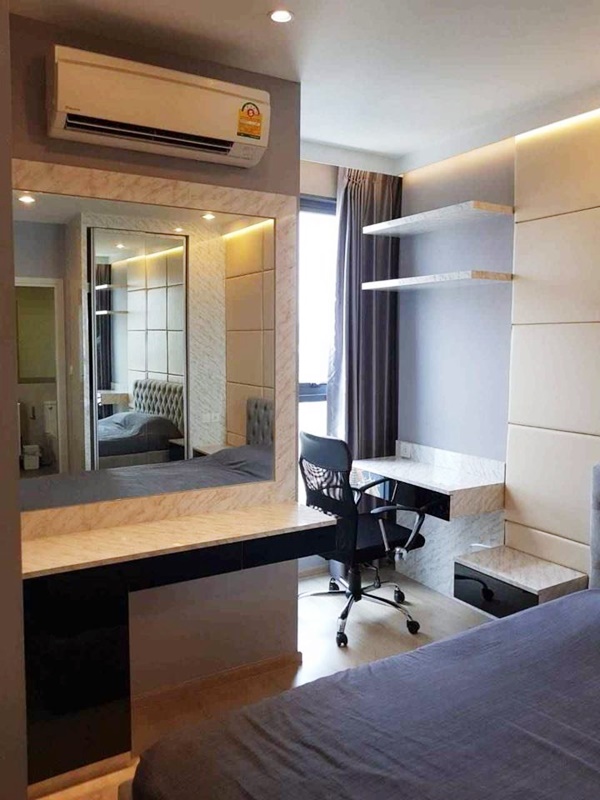 ให้เช่าคอนโดไอดีโอ คิว จุฬา-สามย่านพื้นที่ 33.36 ตร.ม. 1 ห้องนอน เช่า 18,500 บ/ด