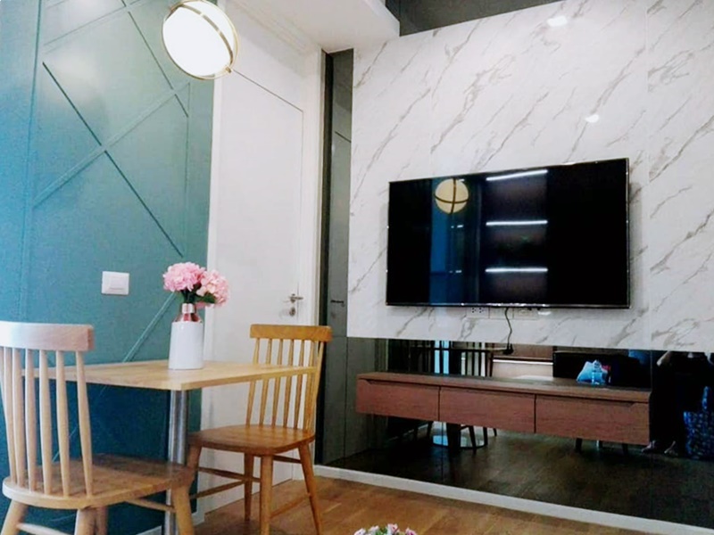 ให้เช่าคอนโด เดอะ เซนต์ เรสิเดนเซส พื้นที่ 30.73 ตร.ม. 1 ห้องนอน เช่า 18,000 บาท/เดือน